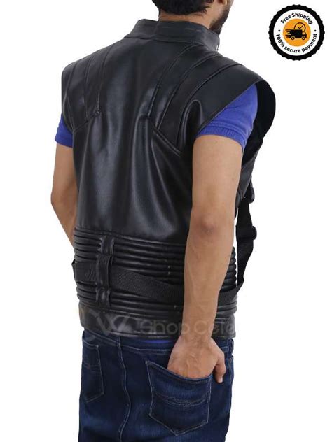 jeremy renner the avengers hawkeye leather vest