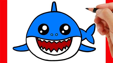 How To Draw Baby Shark Easy Step By Step Youtube