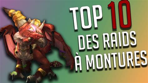 TOP 10 DES RAIDS À MONTURES YouTube