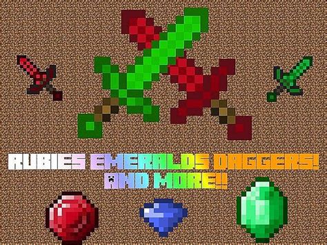Ruby Armor Emerald Armor Saphire Armor And Colorful Armor Minecraft Mod