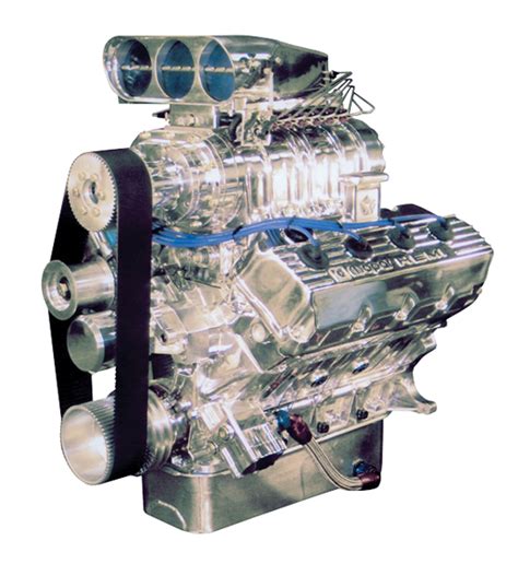 Mopar Perf P5153315 540 Aluminum Hemi Polished Crate Engine Supercharged
