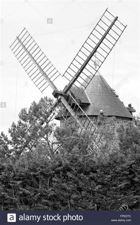 Old Windmill Stock Photo Alamy