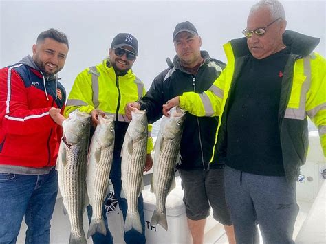 8 Hour Striped Bass Fishing Charter On Cape Cod Outguided