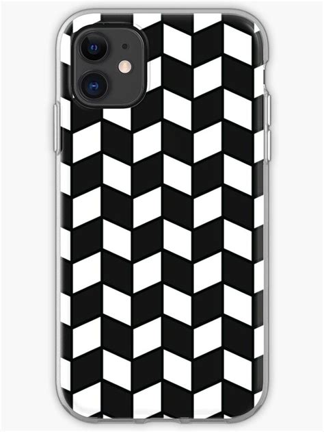 Phone Soft Case Black And White Pattern Design In 2020 Pattern Design
