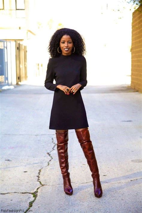 Style Watch Ways To Wear And Style Over The Knee Boots This Fall Fab Fashion Fix