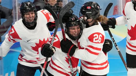 Canadian Us Womens Hockey Teams Set For 6th Olympic Gold Medal