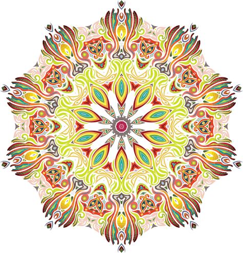 Intricate Colorful Pattern 3 Openclipart