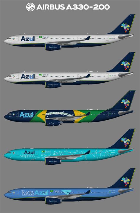 Azul Airbus A330 200 Fsp Juergens Paint Hangar Airlines Branding