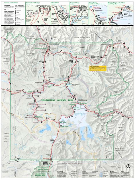 Yellowstone National Park Map