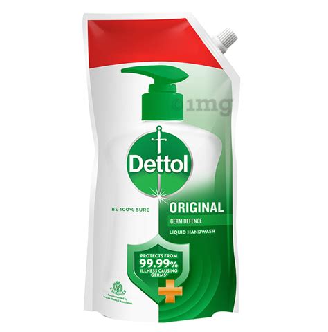 Dettol Liquid Handwash Refill Original Buy Packet Of 750 Ml Liquid At