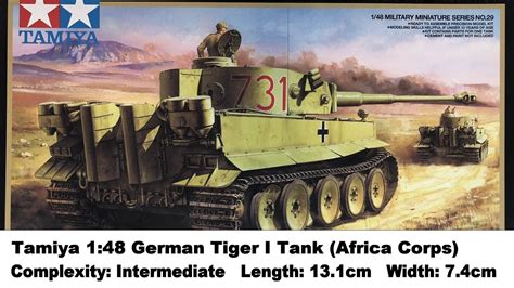 Tamiya German Tiger I Tank Africa Corps Kit Review Youtube