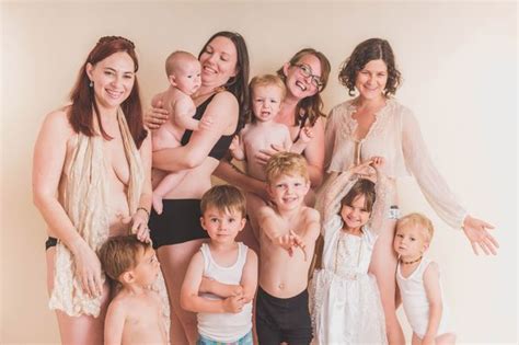 New Mums Parade Post Pregnancy Bodies After Stripping To Underwear For