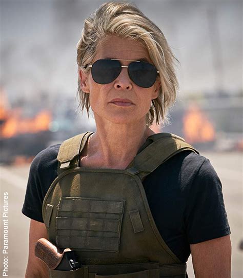 Terminator Star Linda Hamilton Chats About Arnold And More Celebrity