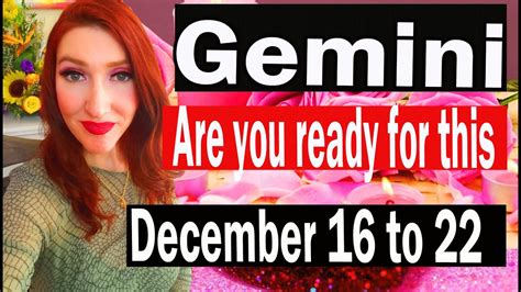 Gemini Wow You Wont See This Coming Gemini December 16 To 22 Youtube