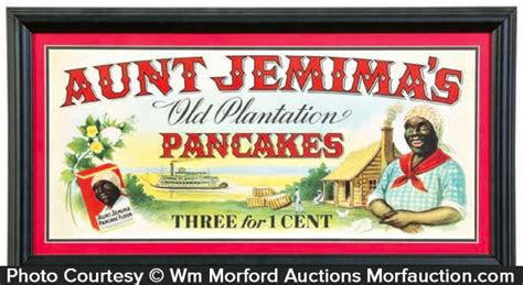 antique advertising aunt jemima pancakes sign antique advertising