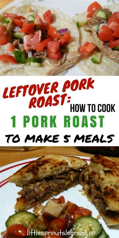 4 tsp chopped fresh rosemary or 2 teaspoons dried. How to Cook 1 Pork Roast to Make 5 Meals | Recipe | Leftover pork loin recipes, Leftover pork ...