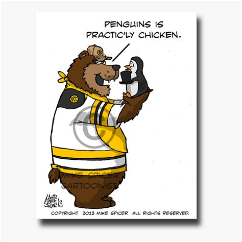 Boston Bruins Cartoon Hd Png Download Kindpng