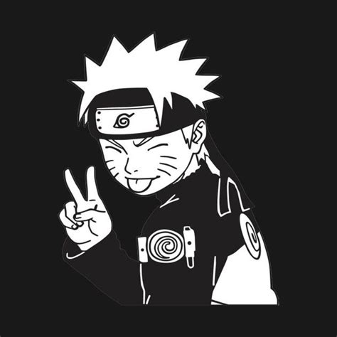 Naruto Sticker Naruto T Shirt Teepublic Personagens De Anime