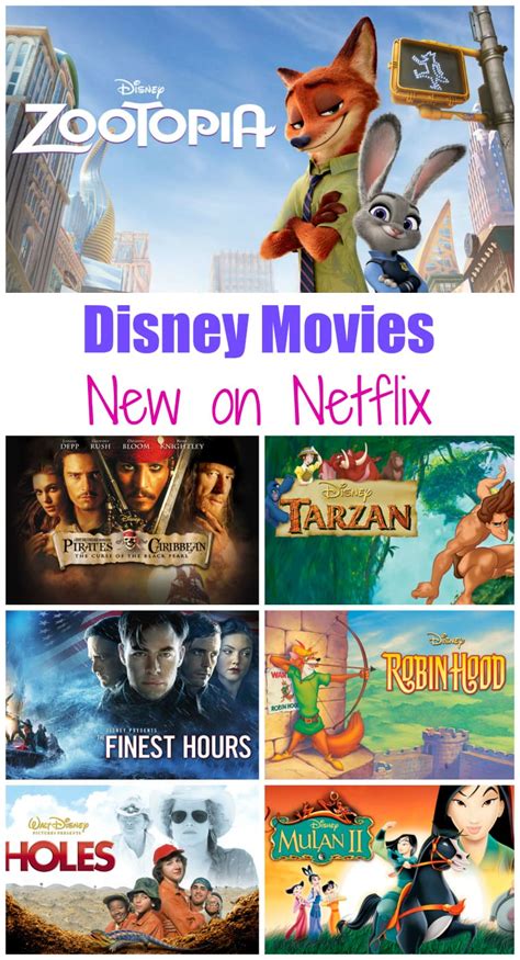 Even thought they might be considered cheesy now, this list of movies will forever be considered classics for 90s kids, especially for girls. New Disney Movie Titles on Netflix (Including Zootopia)