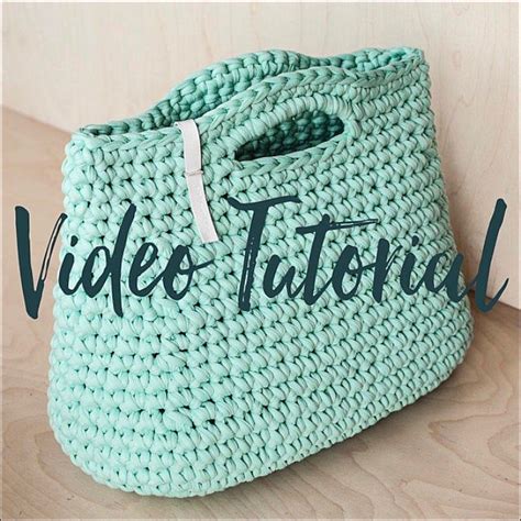 Crochet Chunky Yarn Handbag Video Tutorial And Pattern Etsy