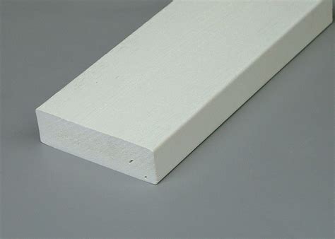 Woodgrain Pvc Trim Board Trim Plank White Vinyl Board 54 X 4