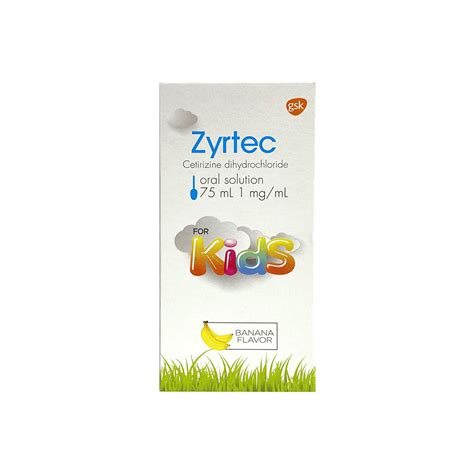 Pharma C Zyrtec Oral Solution Banana Flavor 75ml