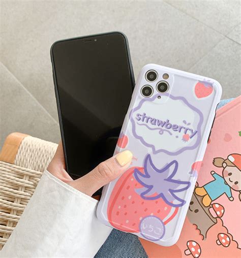 Cute Peach Phone Case For Iphone 7 7plus 8 8p X Xs Xr Xs Max 11 11pro Pennycrafts