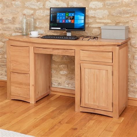 Roscoe Contemporary Oak Home Office Desk Was £56900 Now £54900
