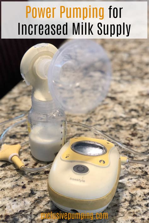 Power Pumping to Increase Milk Supply - Exclusive Pumping