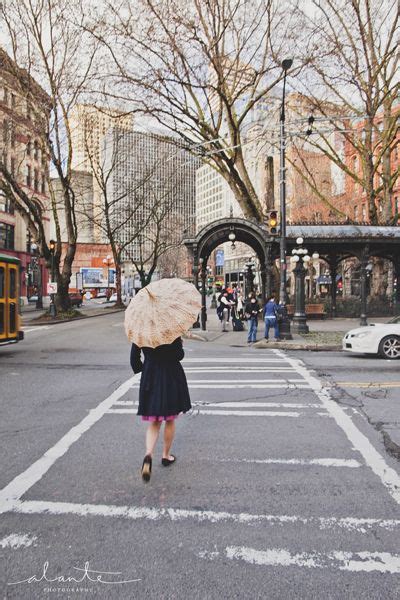 Vintage Umbrellas Around Seattle Pioneer Square Seattle Vintage