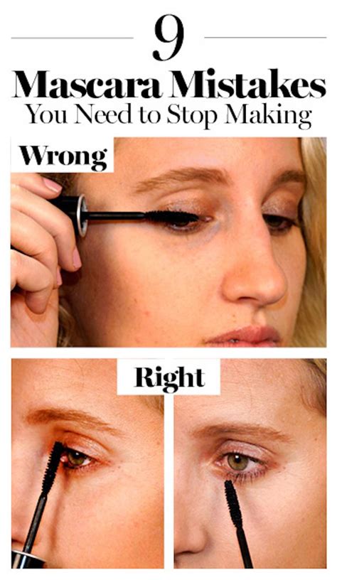 how to apply mascara the right way glamour