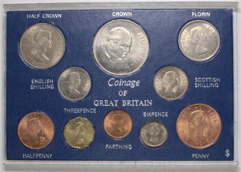 Pre Decimal Set Of British Coins 10 Coins