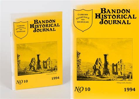 Bandon Historical Journal No 10 1994 By Hamilton Padraig Ed