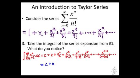 92 Intro To Taylor Series Example Youtube
