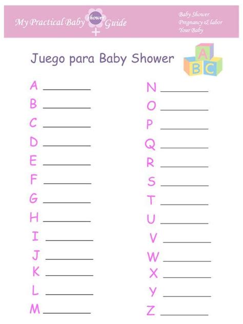 Juegos Para Baby Shower Gratis Imprimibles Con Respuestas Juegos De Baby Shower Para Imprimir