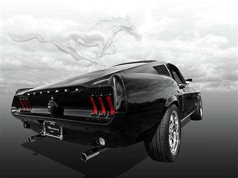 Dreaming Of The 60s 67 Mustang Fastback Photograph By Gill Billington