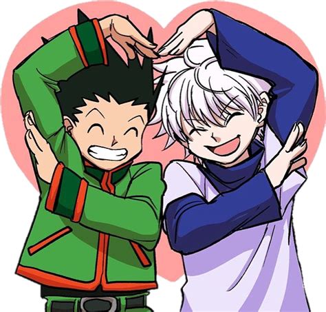 Gon Killua Yaoi Hxh Hunterxhunter Sticker By Sugasoftii