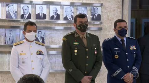 Bolsonaro Escolhe Os Novos Comandantes Do Exército Marinha E Aeronáutica Jornal Nacional G1