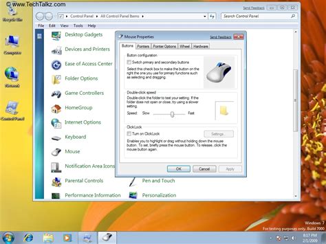 Guide How To Change Mouse Settings In Windows 7