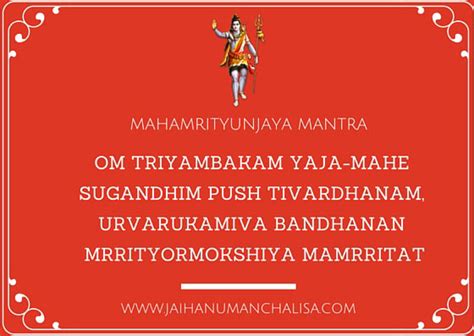 Mahamrityunjaya Mantra Meaning Significance And Benefits