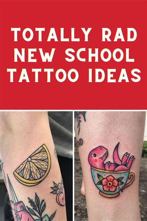 Totally Rad New School Tattoo Ideas Tattoo Glee