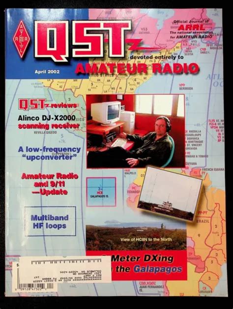 Vintage Qst Magazine April Alinco Dj X Scanning Receiver Arrl Ham Radio Picclick
