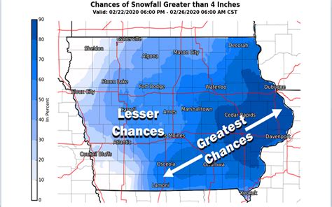 Moderate Snow Possible Monday Night Into Wednesday For Portions Of