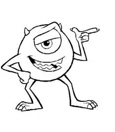 Some of the coloring page names are absolutely smart mike wazowski coloring monster inc, mike and sulley coloring at, top 20 monsters coloring click on the coloring page to open in a new window and print. Mike Wazowski Coloring Pages - Coloring Home