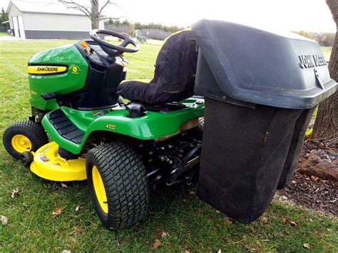 John Deere X Lawn Tractor Wheel Steer With Bagger Nex Tech Classifieds