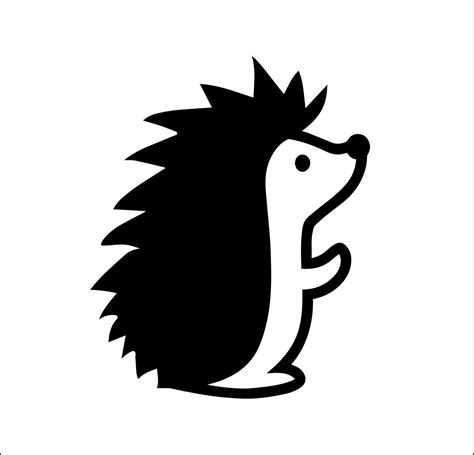 Cute Hedgehog Unique Animal File Svg Ai Dxf Eps Png Etsy In 2020