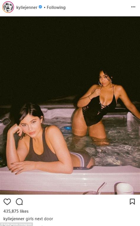 Kylie Jenner Shares Her Third Bikini Photo With Jordyn Woods Daily Mail Online