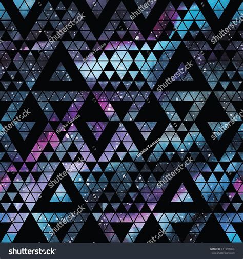 Image Result For Geometric Triangle Galaxy Seamless Patterns