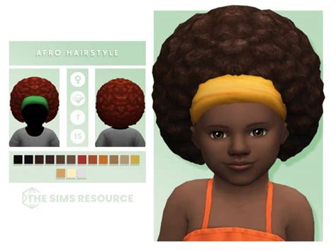 Afro Hairstyle Toddler Sims 4 Haircuts