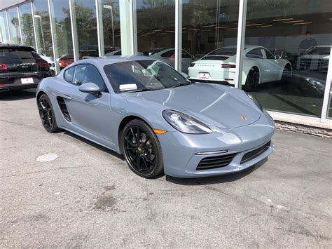 Picked Up This Beautiful Graphite Blue Cayman 718 For My Wife Today